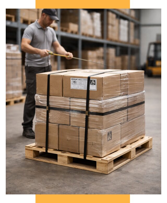 Упаковка и паллетирование грузов от 3559 р. | СетСервис-Слс