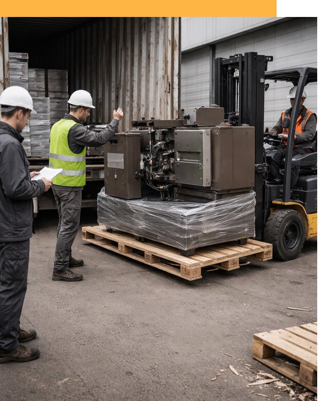 Доставка промышленного оборудования из Европы от 45756