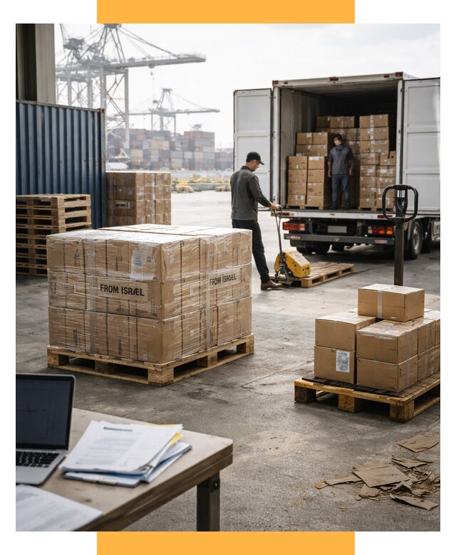 Доставка грузов из Израиля от 15252 р., логистика от СетСервис-Слс