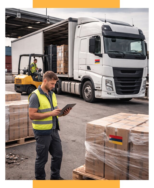 Автоперевозки из Армении от 96596 р. — услуги СетСервис-Слс