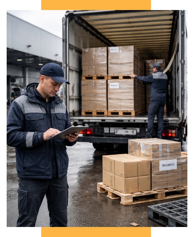 Доставка грузов из Беларуси от 15252 р. логистика СетСервис-Слс