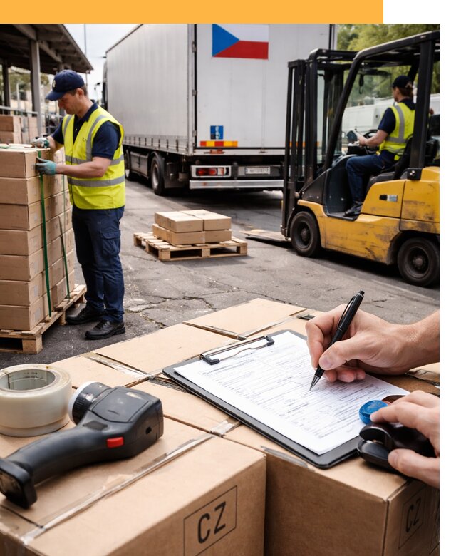 Доставка грузов в Чехию от 35588 руб, международные перевозки