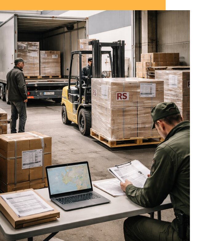 Доставка грузов в Сербию от 45756 руб, международные перевозки