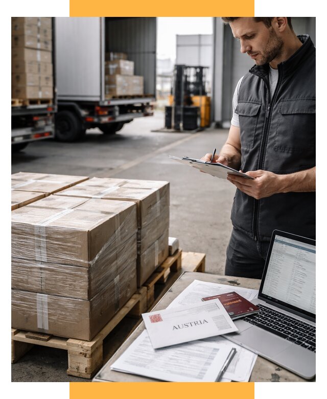 Доставка в Австрию от 66092 р. Логистика и экспорт СетСервис-Слс