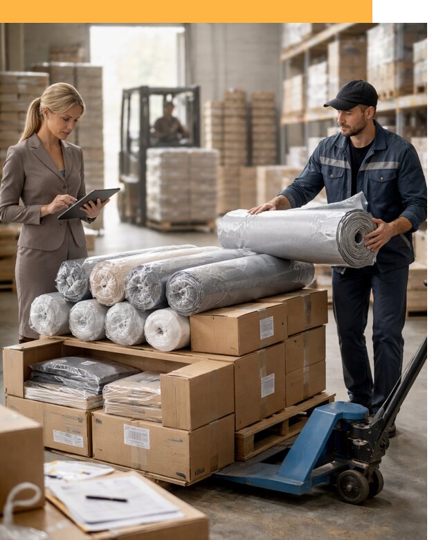 Перевозка текстиля по миру от 15252 руб. с таможней и страхованием