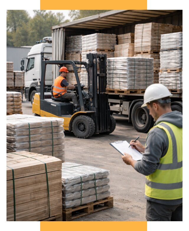 Перевозка строительных материалов от 5592 р. | СетСервис-Слс