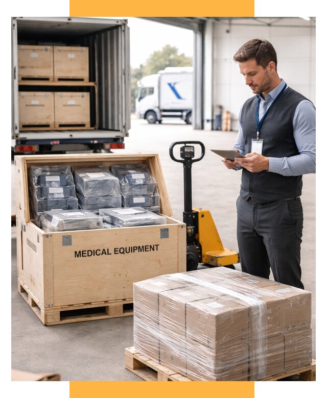 Перевозка медицинского оборудования от 15252 р. в СетСервис-Слс