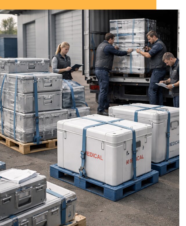 Перевозка медицинского оборудования по всему миру от 15252 руб