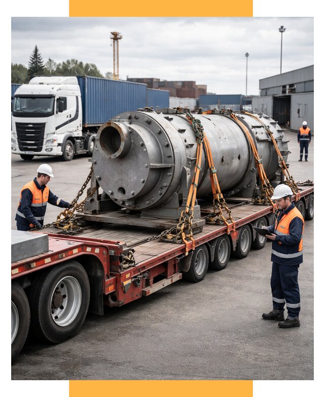 Перевозка тяжеловесных грузов под ключ от 152520 р. | СетСервис-Слс