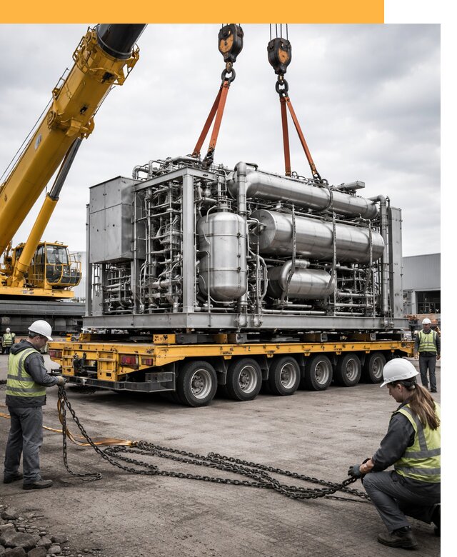 Перевозка тяжеловесных грузов по миру от 152520 руб