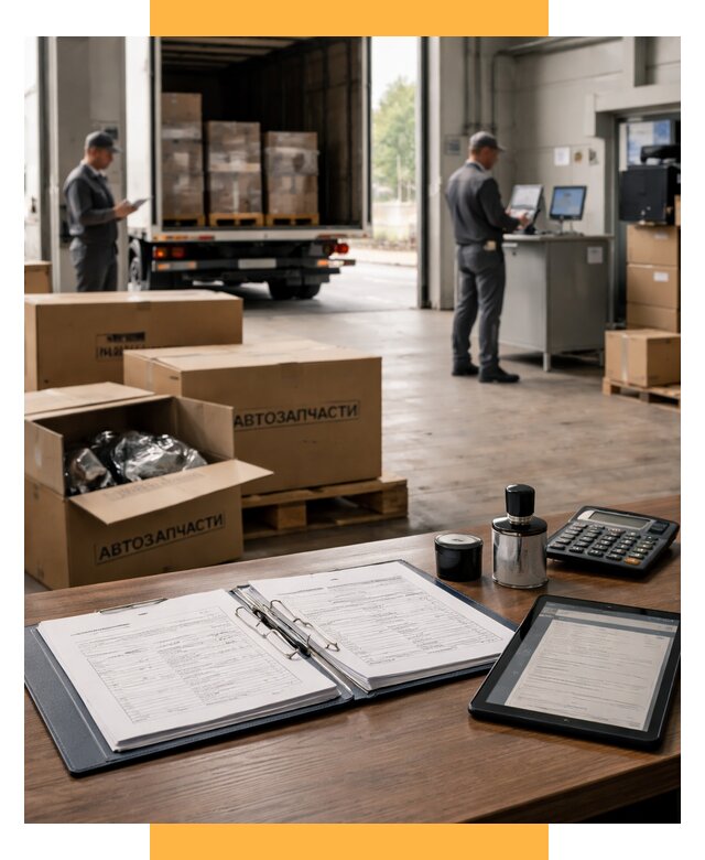 Таможенное оформление автозапчастей под ключ от 8643 р., СетСервис-Слс