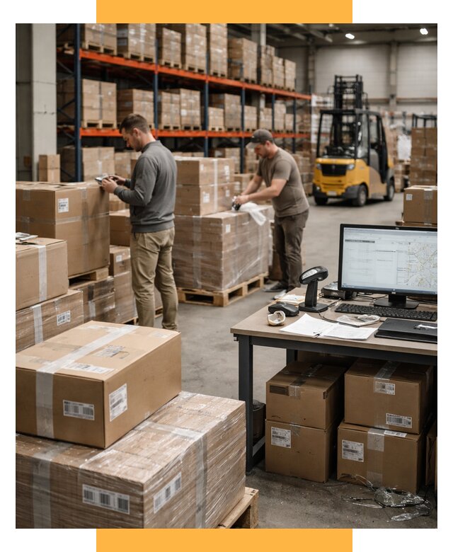 Склад консолидации в Европе от 6609 р., услуги СетСервис-Слс